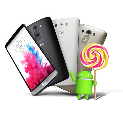 LG представит обновление для смартфонов до ОС Android 5.0 Lollipop