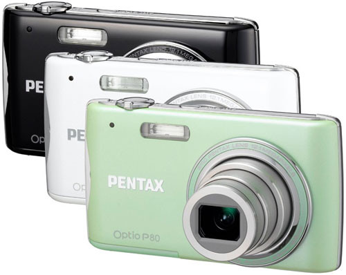 Pentax фотоаппарат компакт камера P80 HD видео 720p