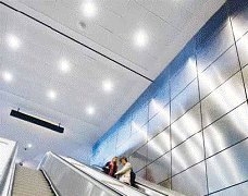 Philips светодиоды освещение LuxSpace швеция аэропорт арланда