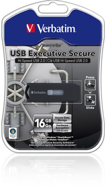 USB flash  Verbatim Executive Secure