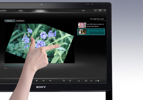 Sony пк all-in-one VAIO L сенсорный экран Windows 7 multi-touch