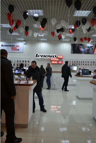 Открытие монобрендового магазина Lenovo во Львове