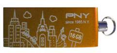 PNY Флэшка Флэш-носители flash City Series Micro Attache 16 ГБ