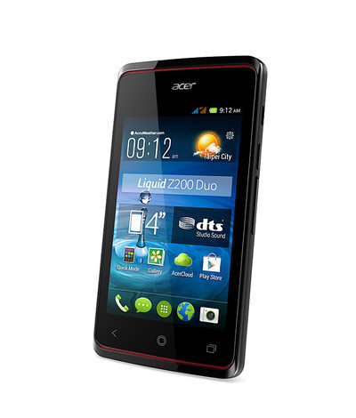 Представлен смартфон Acer Liquid Z200