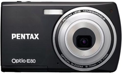 Pentax фотоаппарат компакт камера E80 HD видео 720p