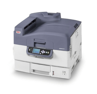 OKI представляет первый цифровой CMYK-принтер с белым и глянцевым тонером