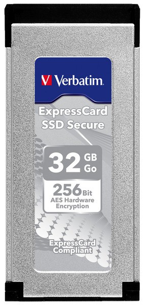 verbatim Secure SSD ExpressCard